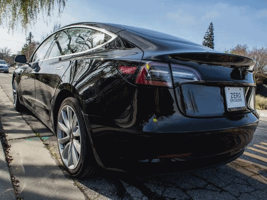 Model 3 von hinten
